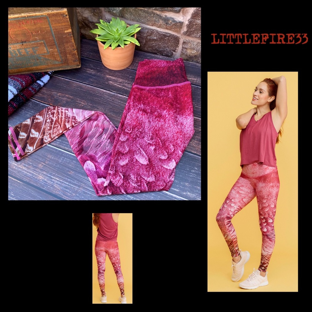 ✨NIYAMA SOL FEATHERS HI WAIST BAREFOOT LEGGING XS - Picture 11 of 11